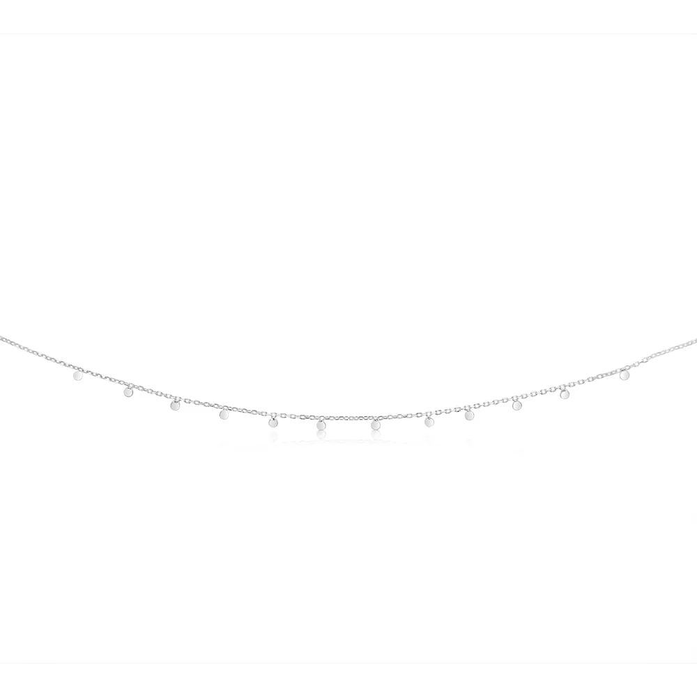 Sterling Silver Fancy 40cm Choker Chain - Image 2