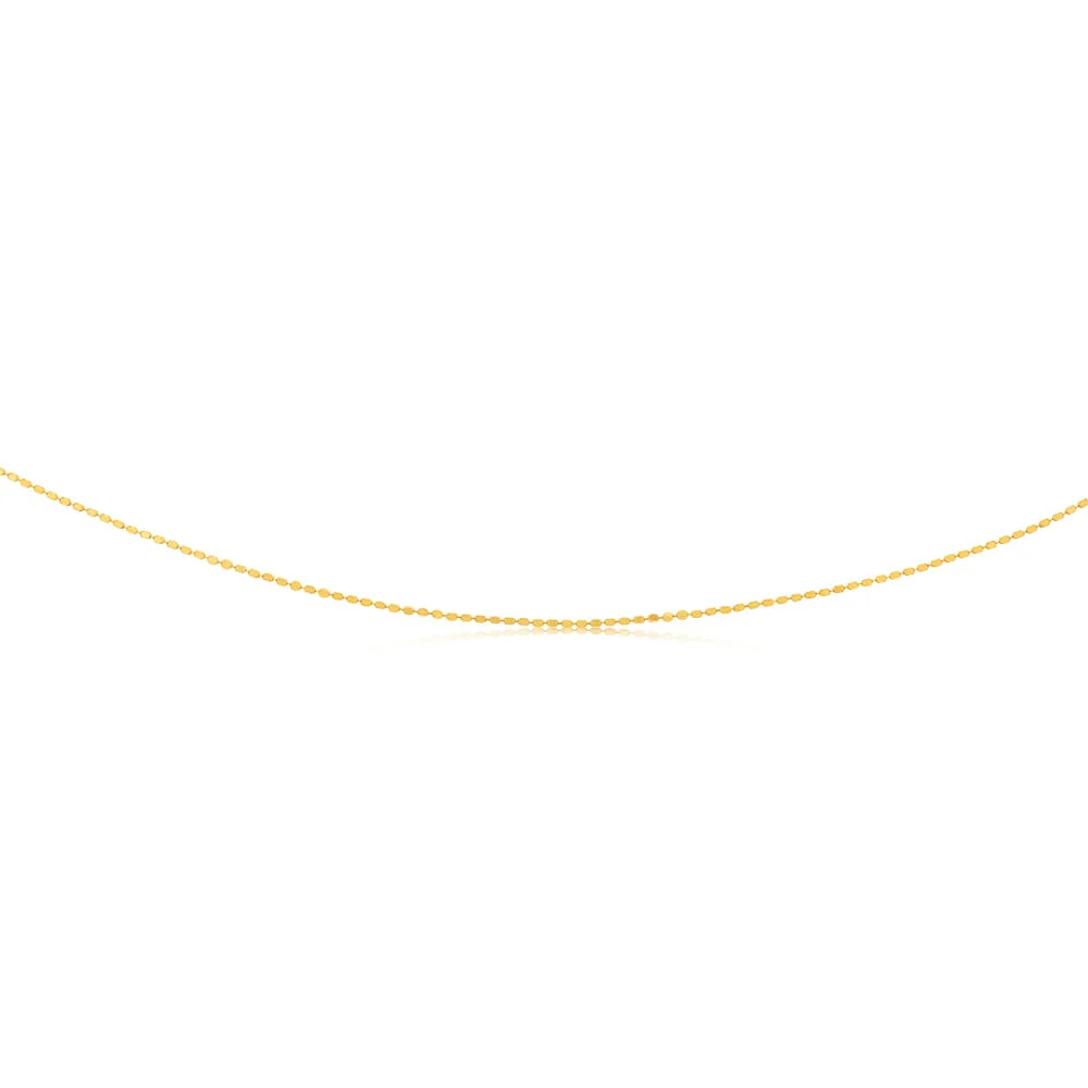 Sterling Silver Gold Plated 45cm Chain - Image 2