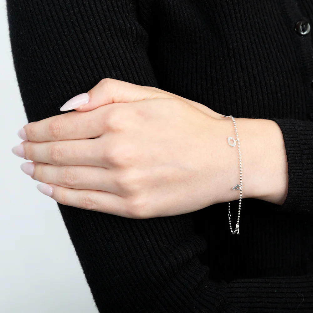 Sterling Silver Hope Charm 16+3cm Bracelet - Image 3