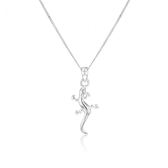 Sterling Silver Lizard Pendant