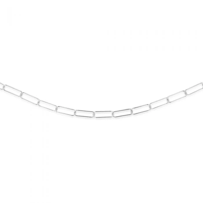 Sterling Silver Paper Clip 81cm Chain - Image 2