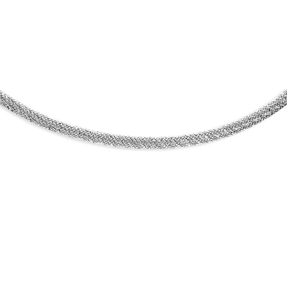 Sterling Silver Reversible Omega 5mm Chain - Image 4