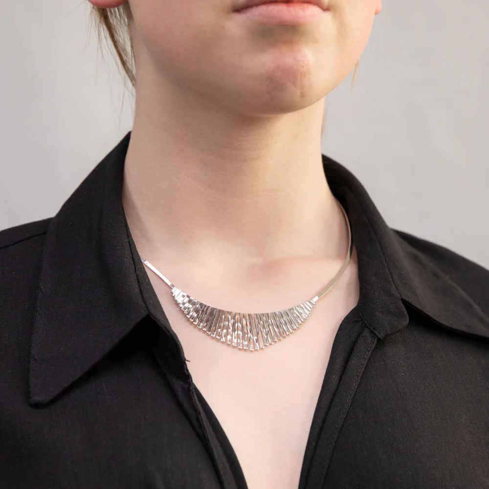 Sterling Silver Rhodium Plated Fancy 43cm Cleopatra Chain - Image 2