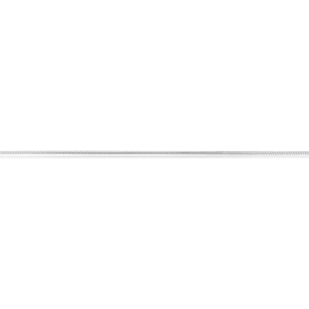 Sterling Silver Snake 40cm Chain - Image 2