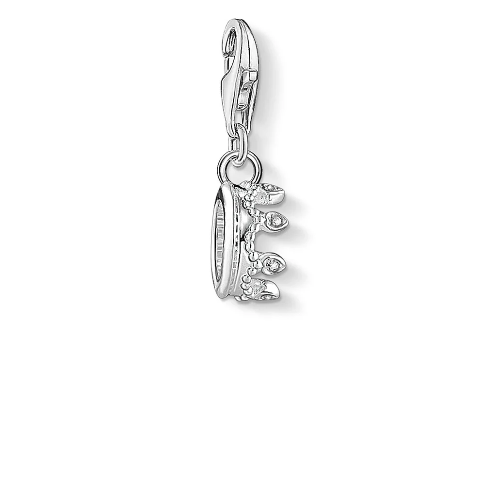 Sterling Silver Thomas Sabo Charm Club Crown