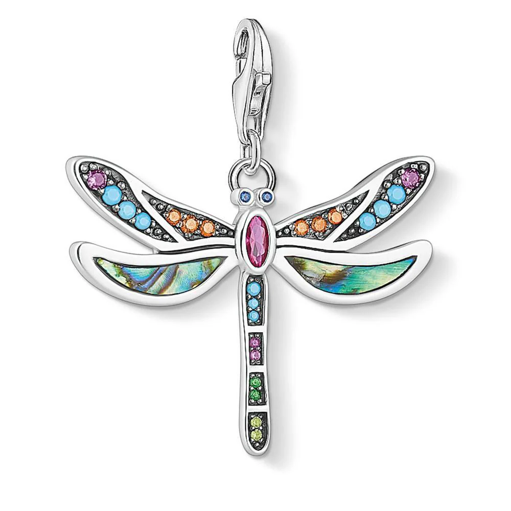 Sterling Silver thomas Sabo Charm Club Dragonfly