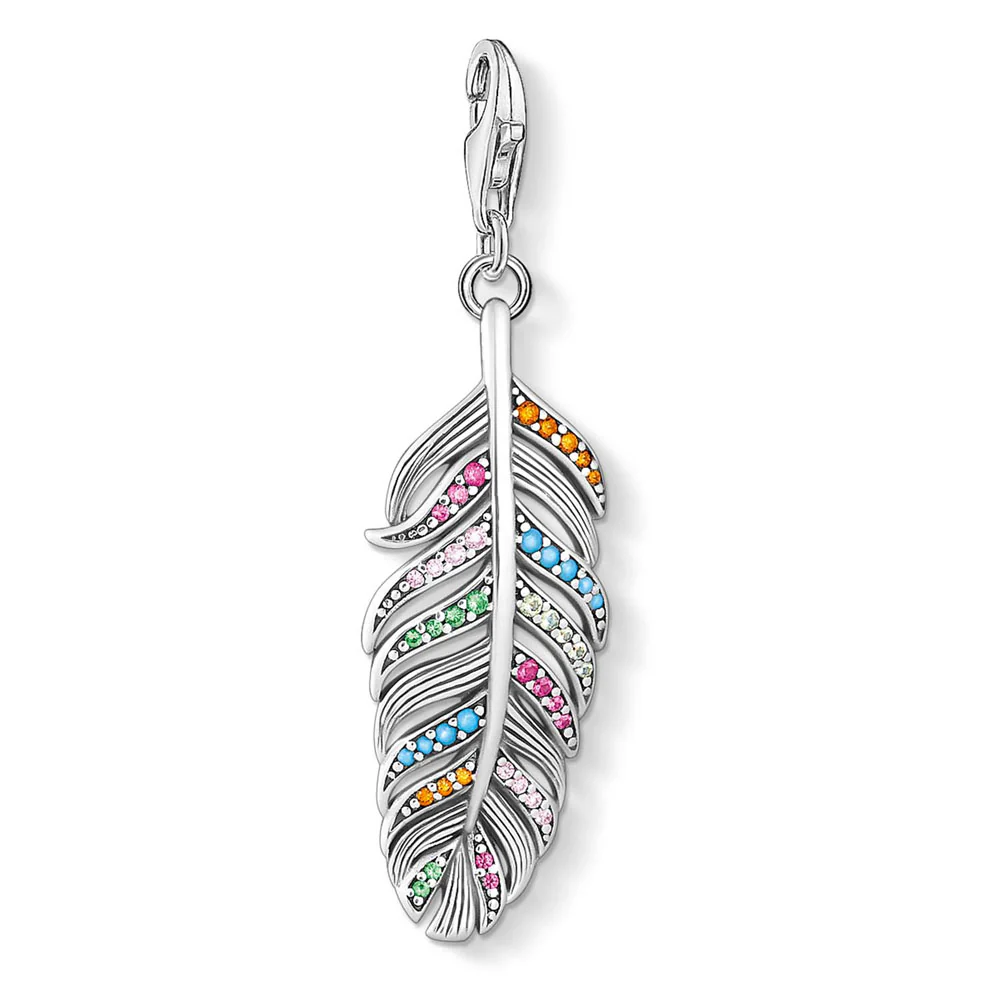 Sterling Silver Thomas Sabo Charm Club Feather