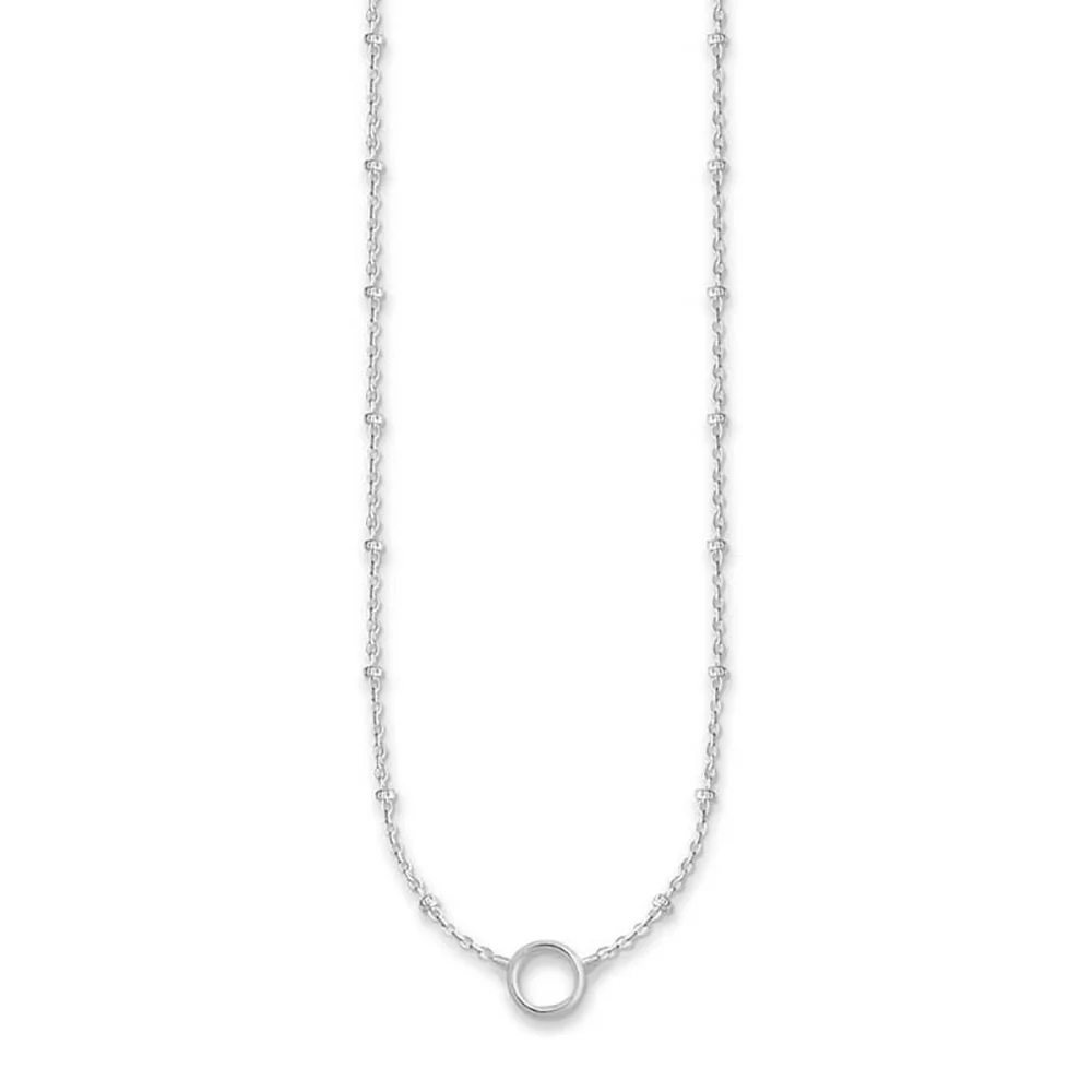 Sterling Silver Thomas Sabo Charm Club Silver Fine Necklace 40-45cm