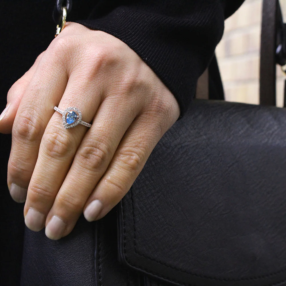Sterling Silver Zirconia Set Ring *Resize 1-2 Sizes Up* - Image 4