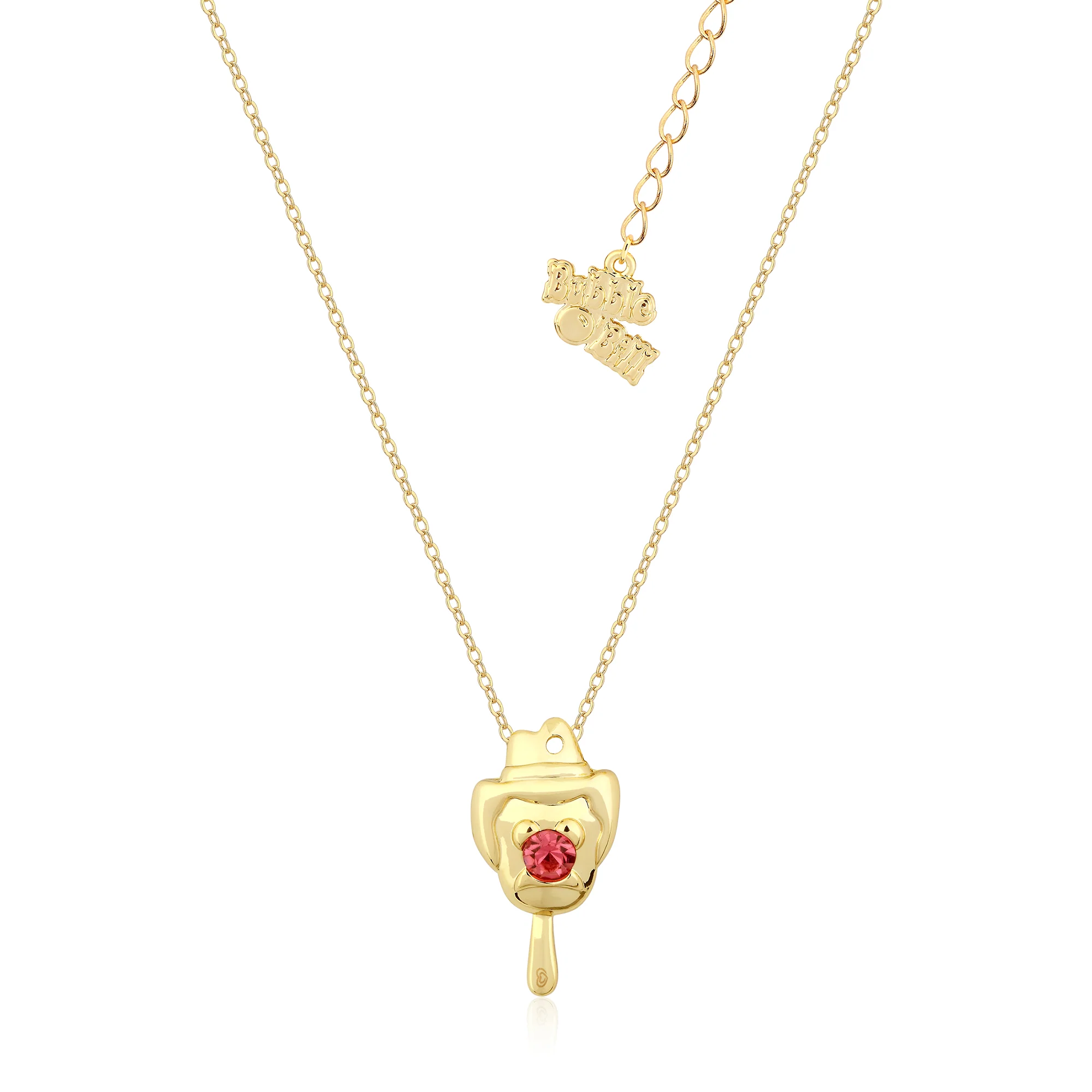 StreetsBubble O'Bill Gold Plated Crystal Nose Pendant On 45+7cm Chain