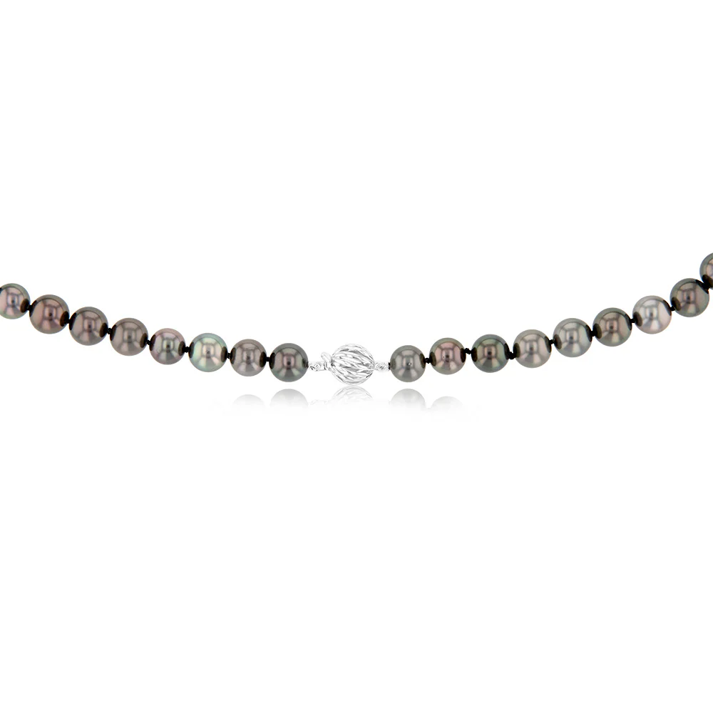 Tahitian 6-8mm Pearl Strand with 9ct White Gold Clasp - Image 2