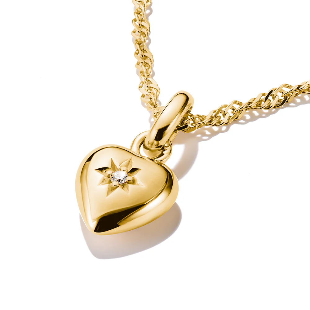 Thomas Sabo CC Connect Yellow Gold-Plated Heart with CZ Star - Image 2