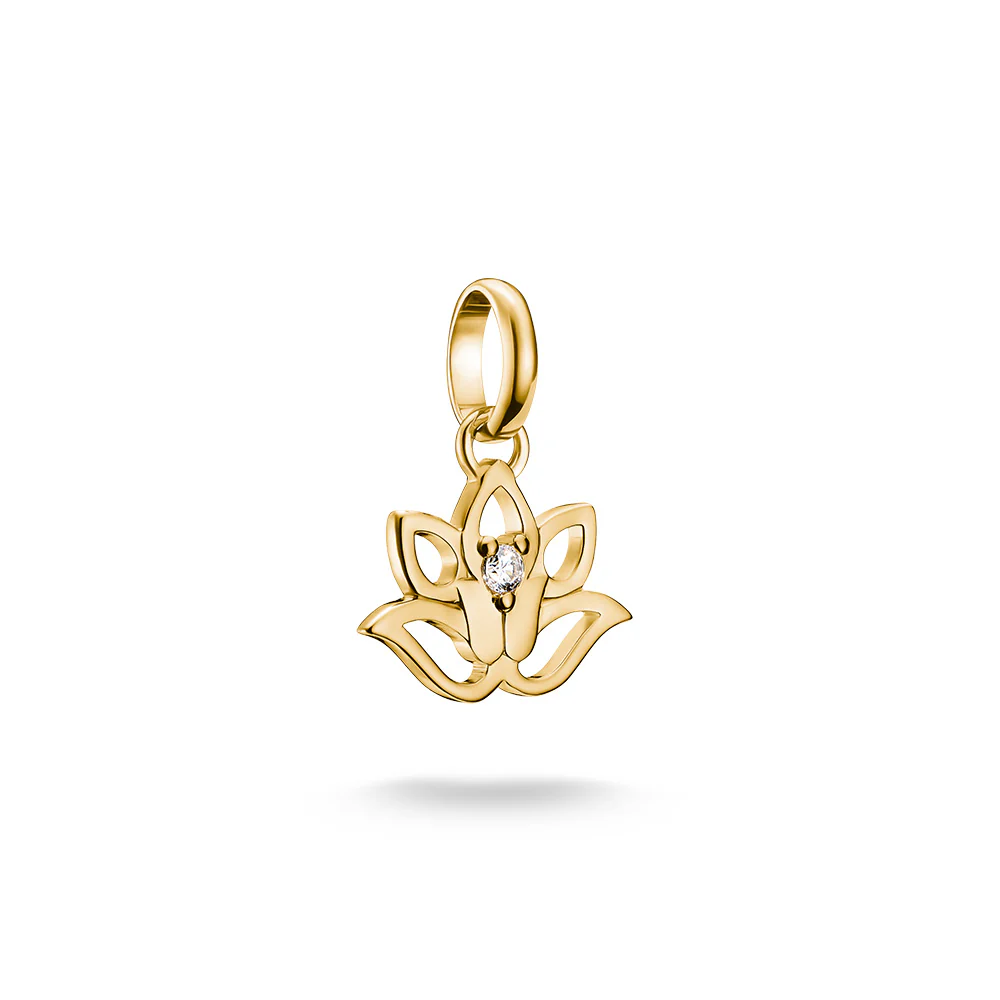 Thomas Sabo CC Connect Yellow Gold-Plated Lotus Blossom