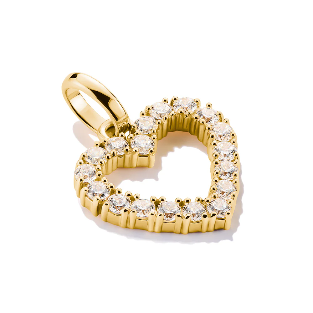 Thomas Sabo CC Connect Yellow Gold-Plated Open Heart CZ - Image 2