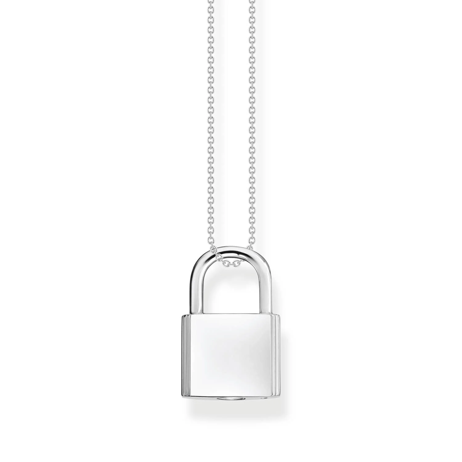 Thomas Sabo Engrav Sterling Silver Padlock on 40-45cm Chain