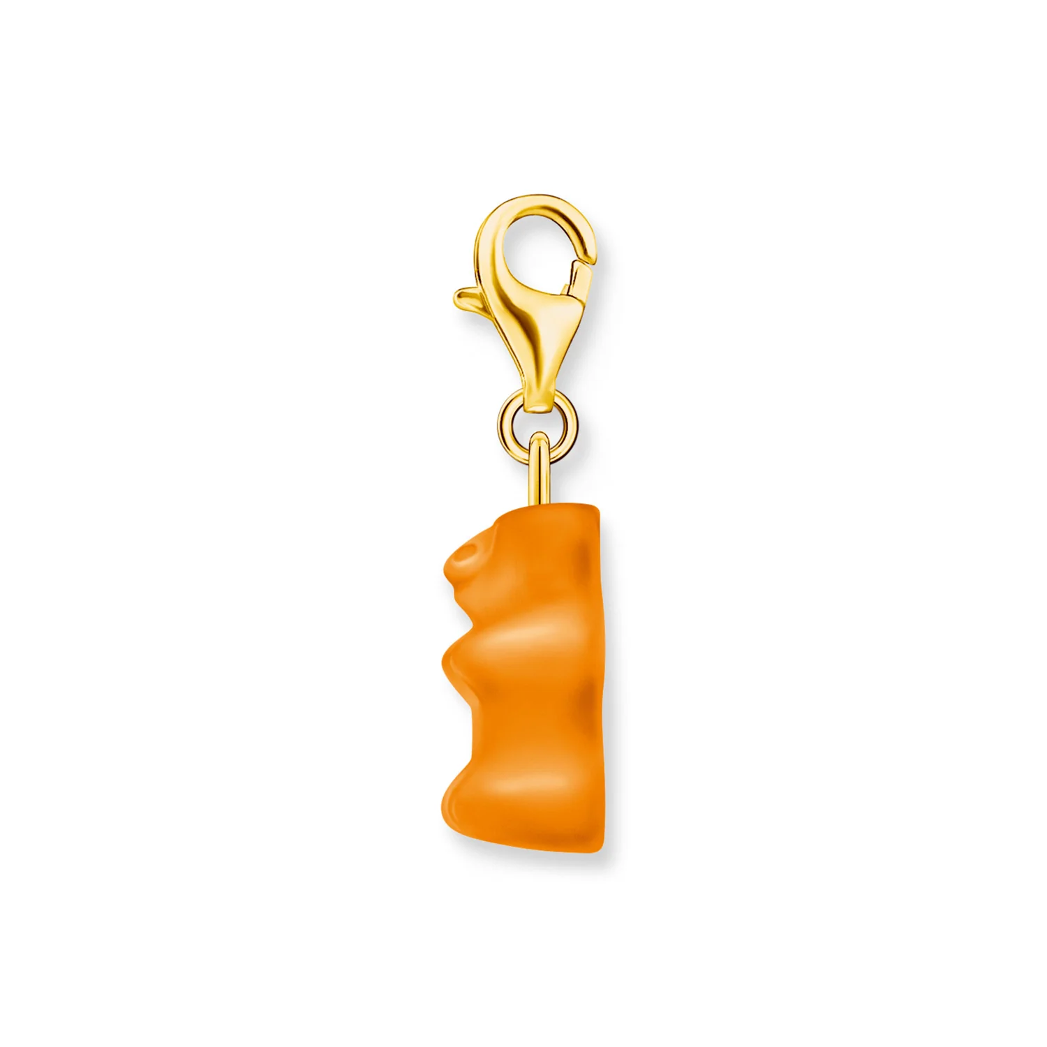 Thomas Sabo Gold Plated Sterling Silver Charm Club Haribo Orange Bear Charm - Image 3