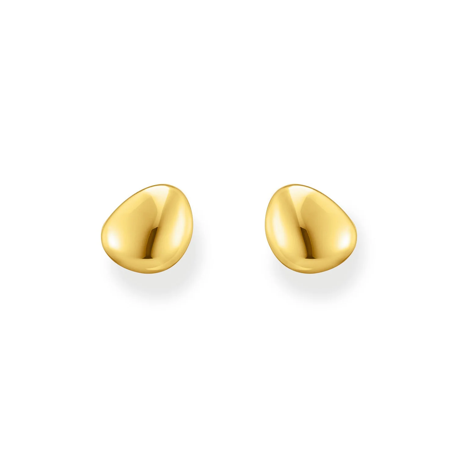 Thomas Sabo Gold Plated Sterling Silver Essential Organic Stud Earrings