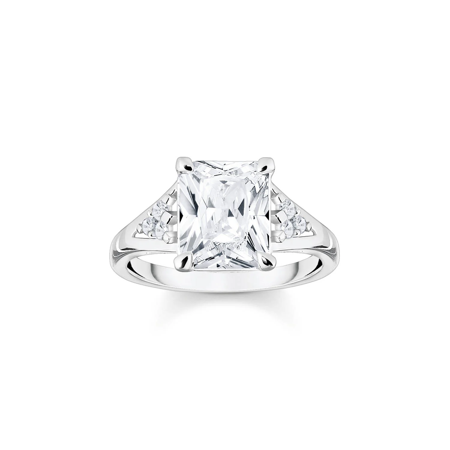 Thomas Sabo Heritage Sterling Silver CZ Cocktail Ring