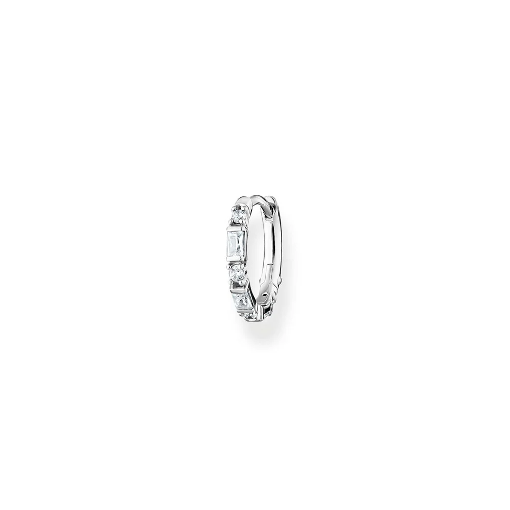 Thomas Sabo Sterling Silver Dancing CZ Single Hoop Earring * 1 Earring Only*