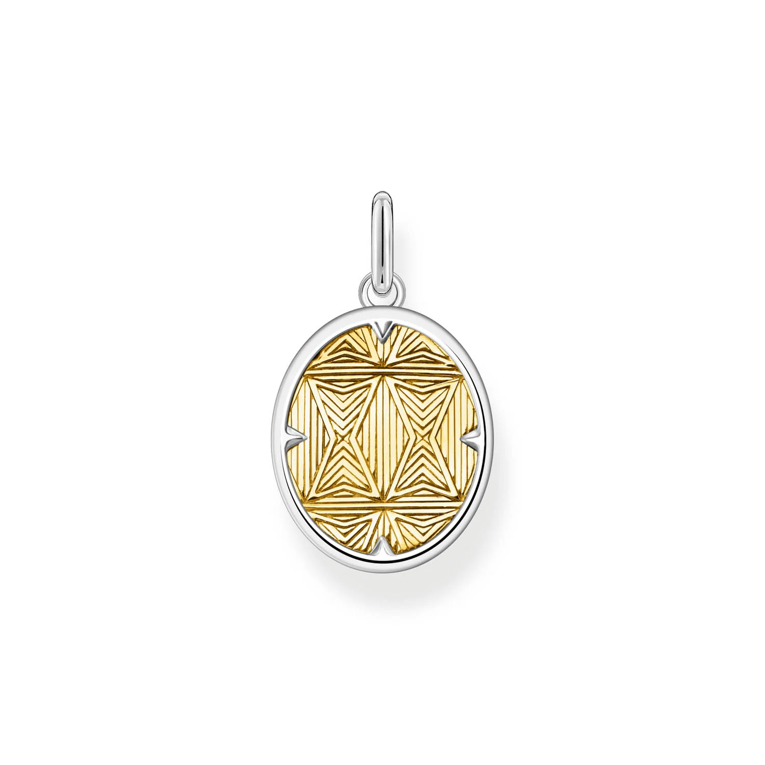 Thomas Sabo Sterling Silver Tree Of Love Oval Pendant - Image 2