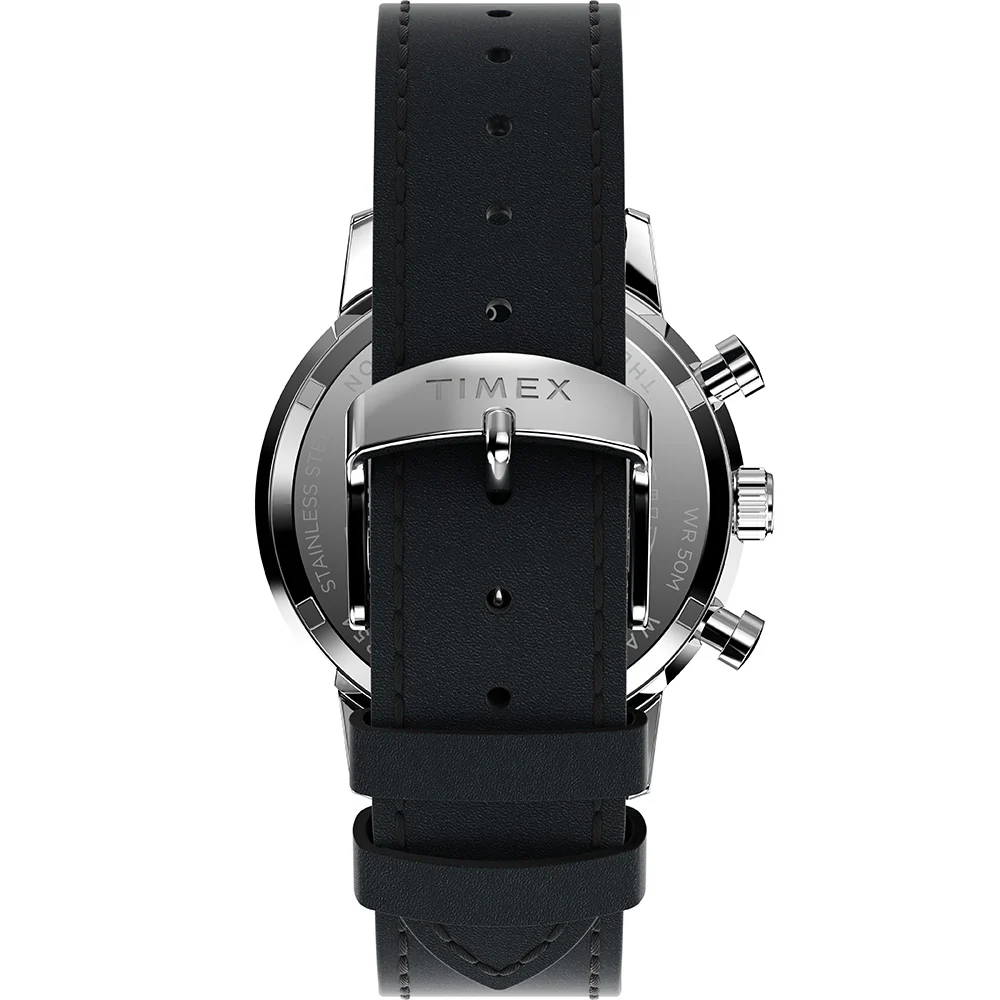 Timex TW2W10300       Marlin Quartz Chonograph Mens Leather Watch - Image 3