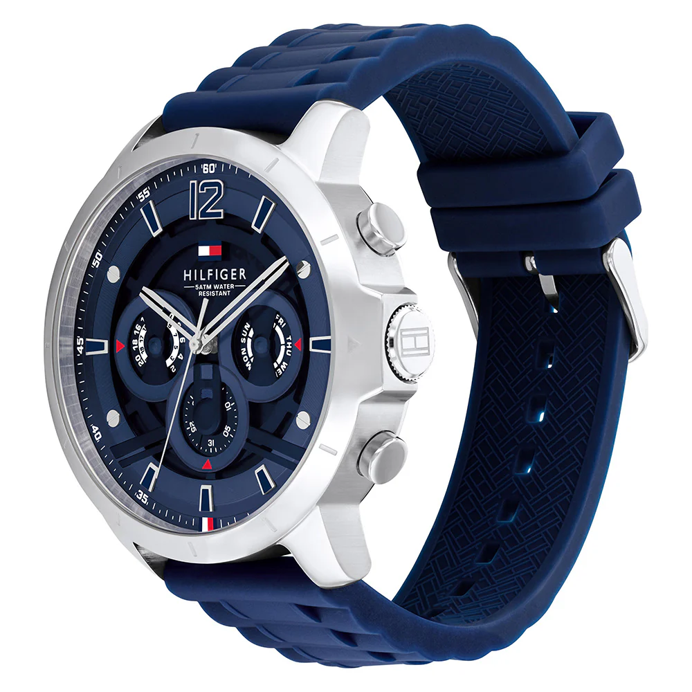 Tommy Hilfiger 1710489 Luca Blue Multifunction Mens Watch - Image 2